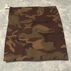 Yuketen Fleece Dust Boot Carry Bag Camo new Drawstring